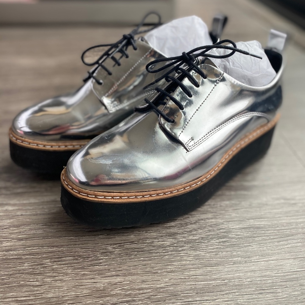 Metallic Platform Shoes